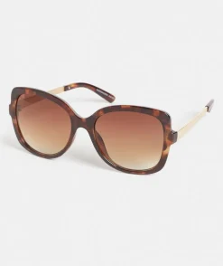 Alessandria Dark Tort Oversized Sunglasses