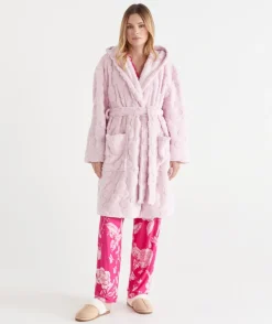 BCNA Floral Hooded Robe