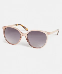 Biarritz Blush Round Sunglasses