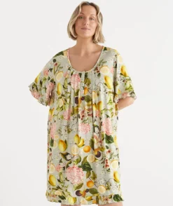 Blooming Floral Orchard Short Sleeve Nightie