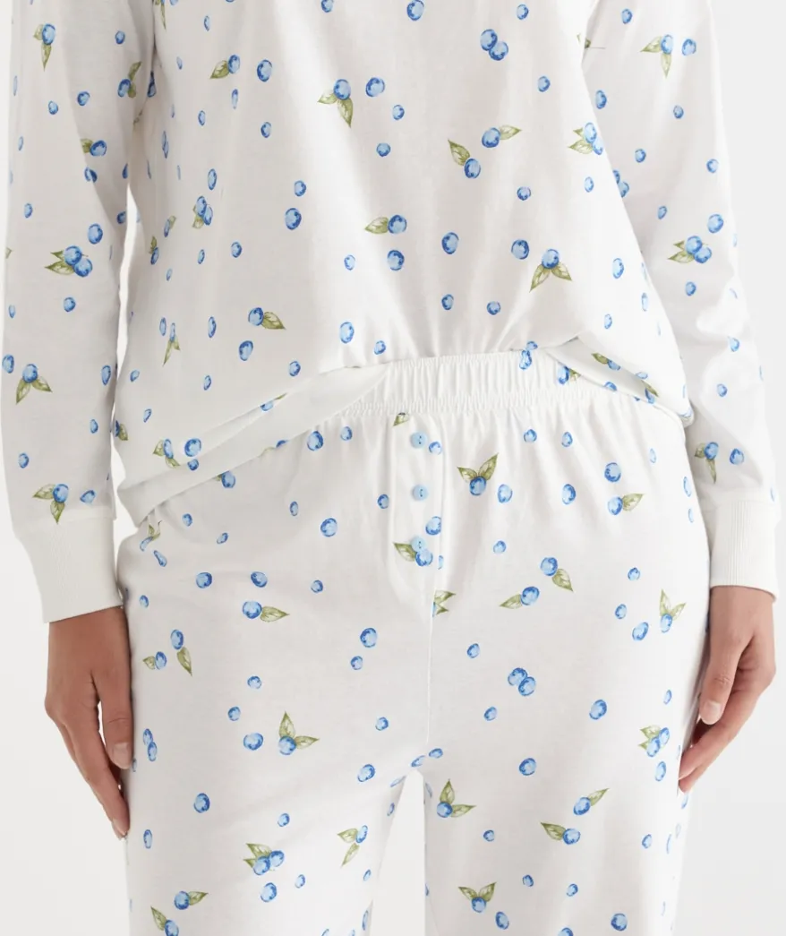 BLUEBERRY AUS COTTON PJ SET