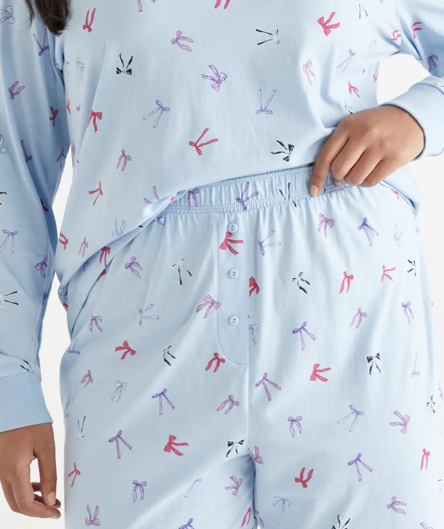 Bow Print Novelty Pyjama Set