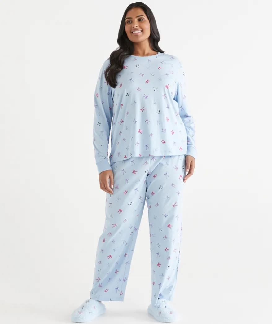 Bow Print Novelty Pyjama Set