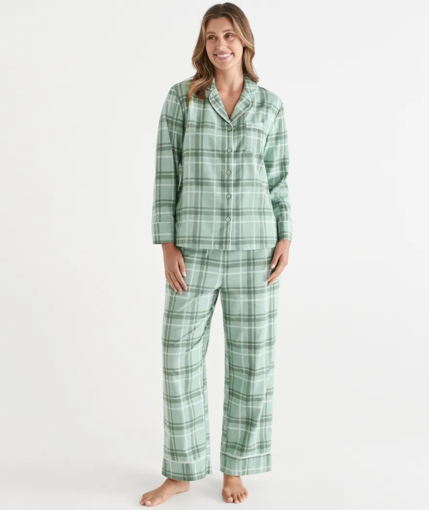 Check Flannelette Pyjama Set