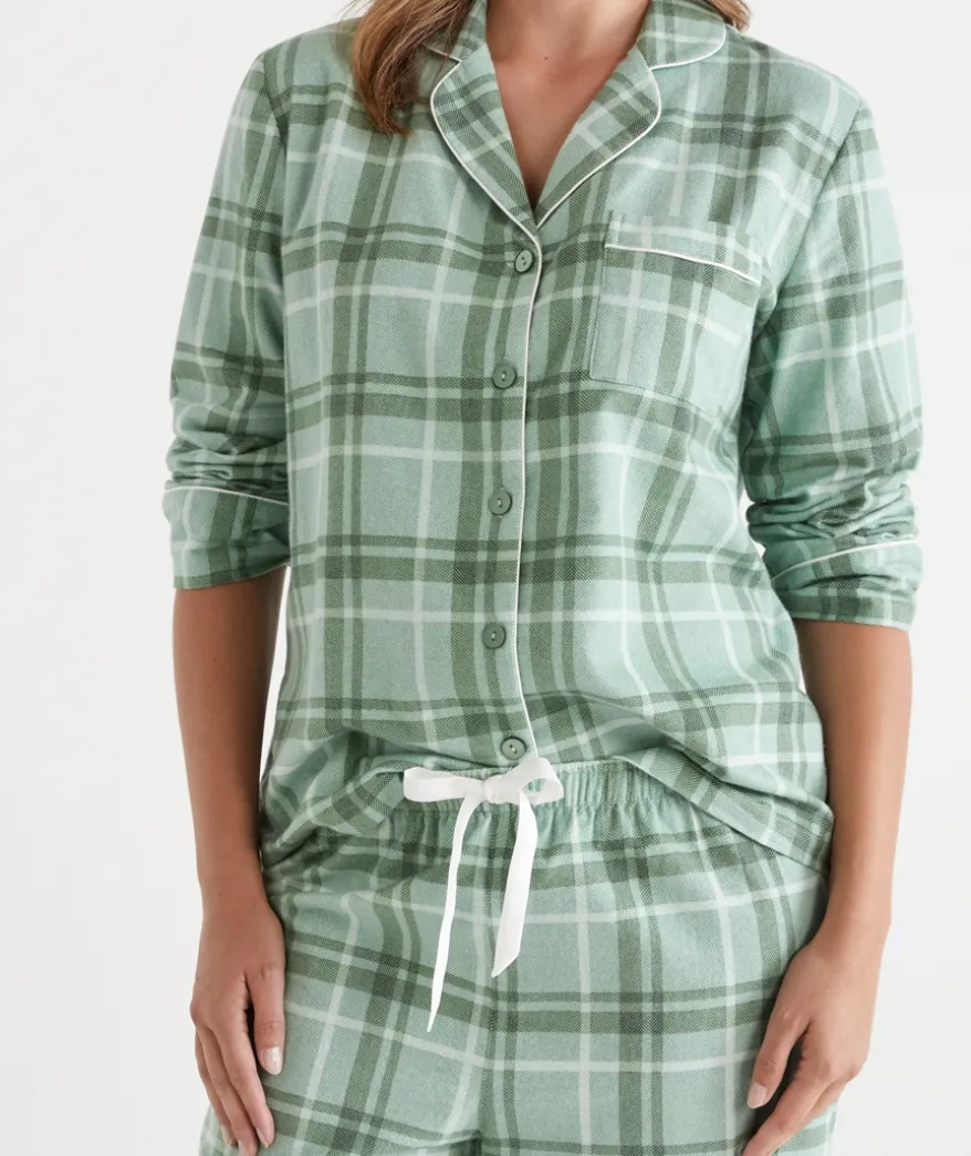 Check Flannelette Pyjama Set