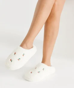 Cherry Fluffy Slipper