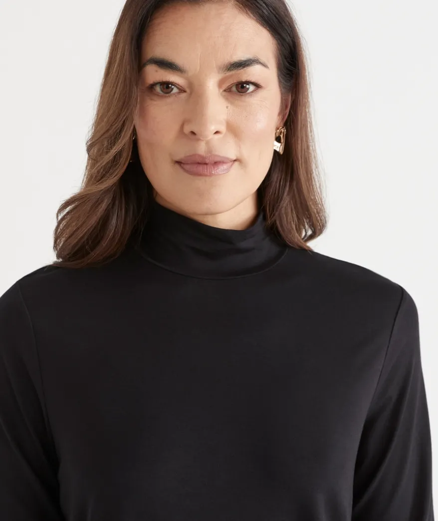 Classic Skivvy Top - Black