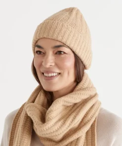 Cosy Rib Beanie - Cappuccino