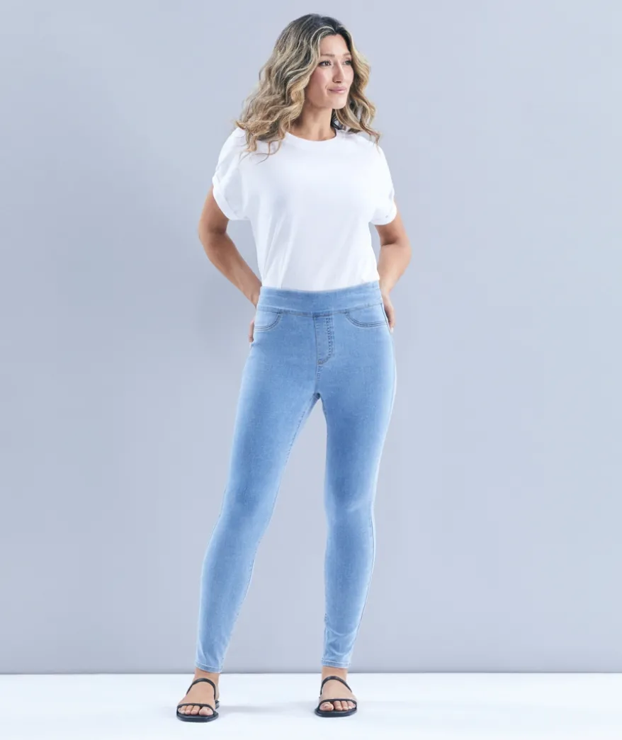 Denim Jegging - Light Wash
