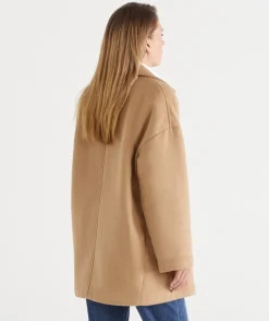 Double Breasted Mid Length Coat