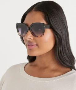 Esther Black Oversized Sunglasses
