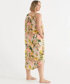 Floral Botanical Orchard Sleeveless Nightie