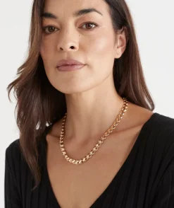 Gold Chunky Link Necklace