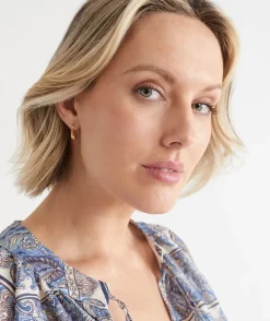 Gold Plated Teardrop Earring