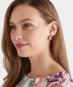 Gold Stud Earrings