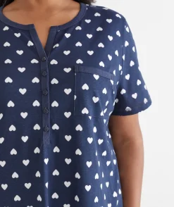 Heart Short Sleeve Nightie