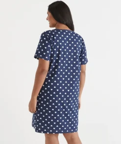 Heart Short Sleeve Nightie