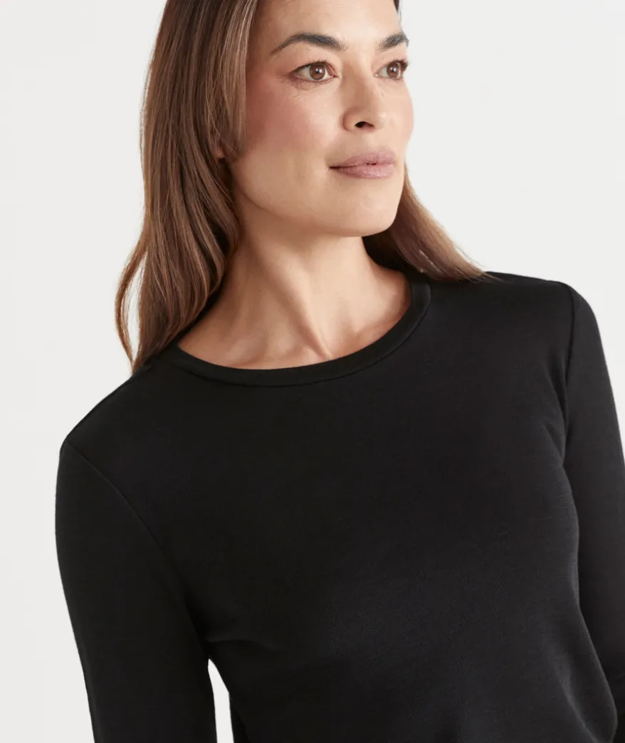 Long Sleeve Crew Neck Top