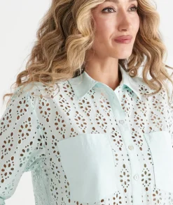 Long Sleeve Lace Shirt