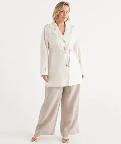 Mid Length Trench Coat