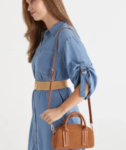 Mini Bowling Bag - Tan