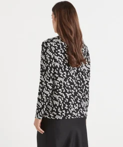 Mono Twist Skivvy Top - Black