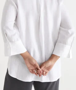 Open Neck Button Up Shirt