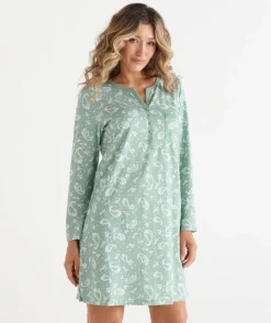 Paisley Long Sleeve Nightie