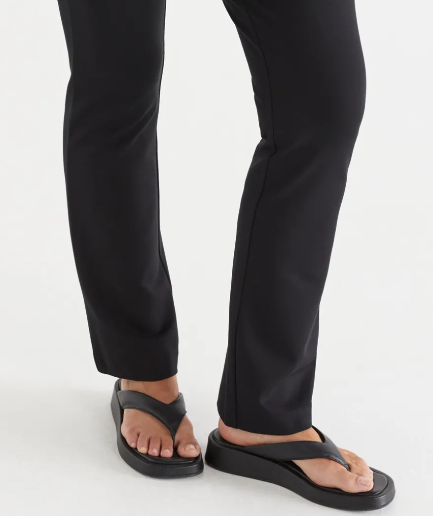 Ponte Tailored Pant - Black
