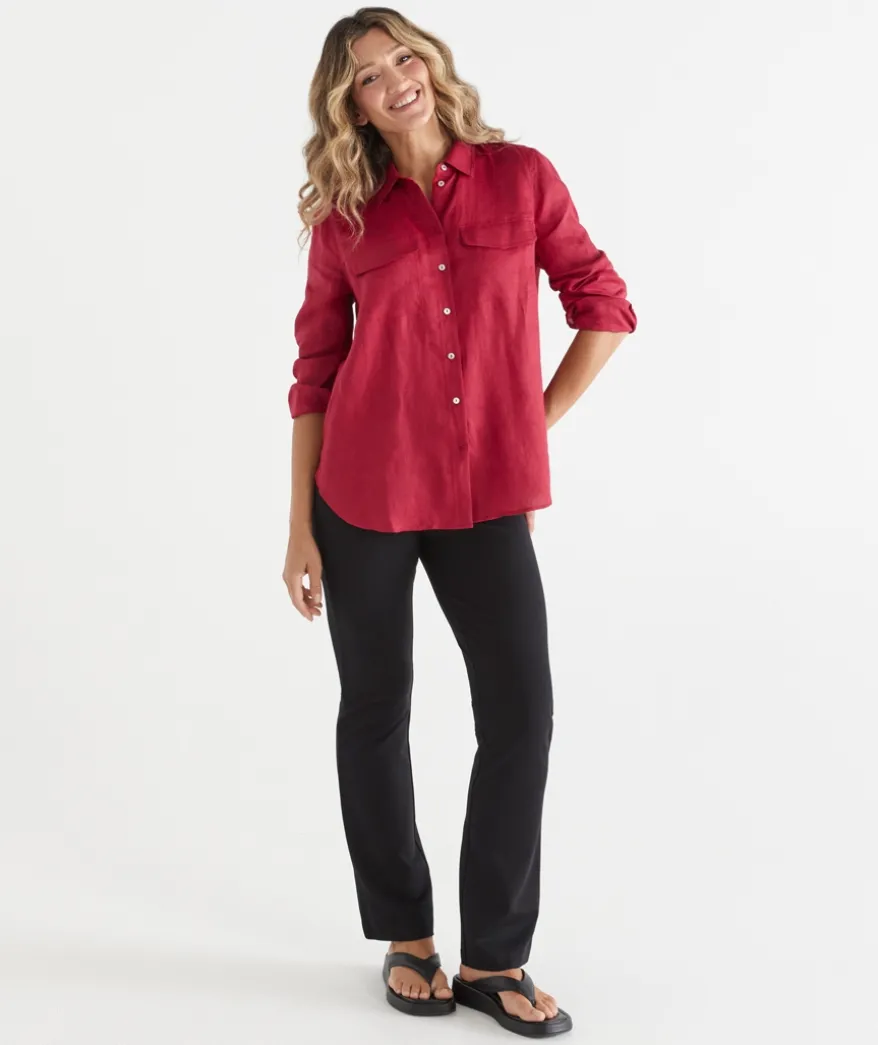 Ponte Tailored Pant - Black