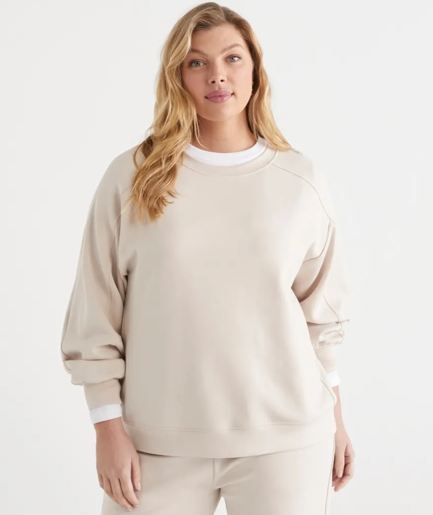 Relaxed Fit Jersey Jumper