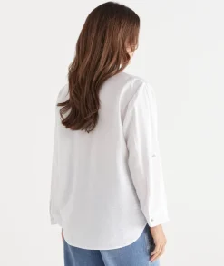 Roll Tab Sleeve Shirt