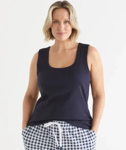 Scoop Shelf Bra Pyjama Tank