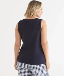 Scoop Shelf Bra Pyjama Tank