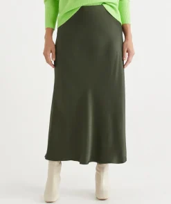 Slip Midi Skirt