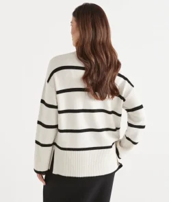 Stripe Rib Detail Jumper