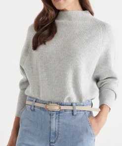 Suede Long Buckle Belt