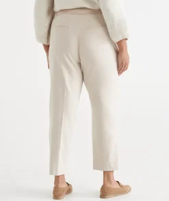 Tailored Stretch Tapered Pant - Natural Marle