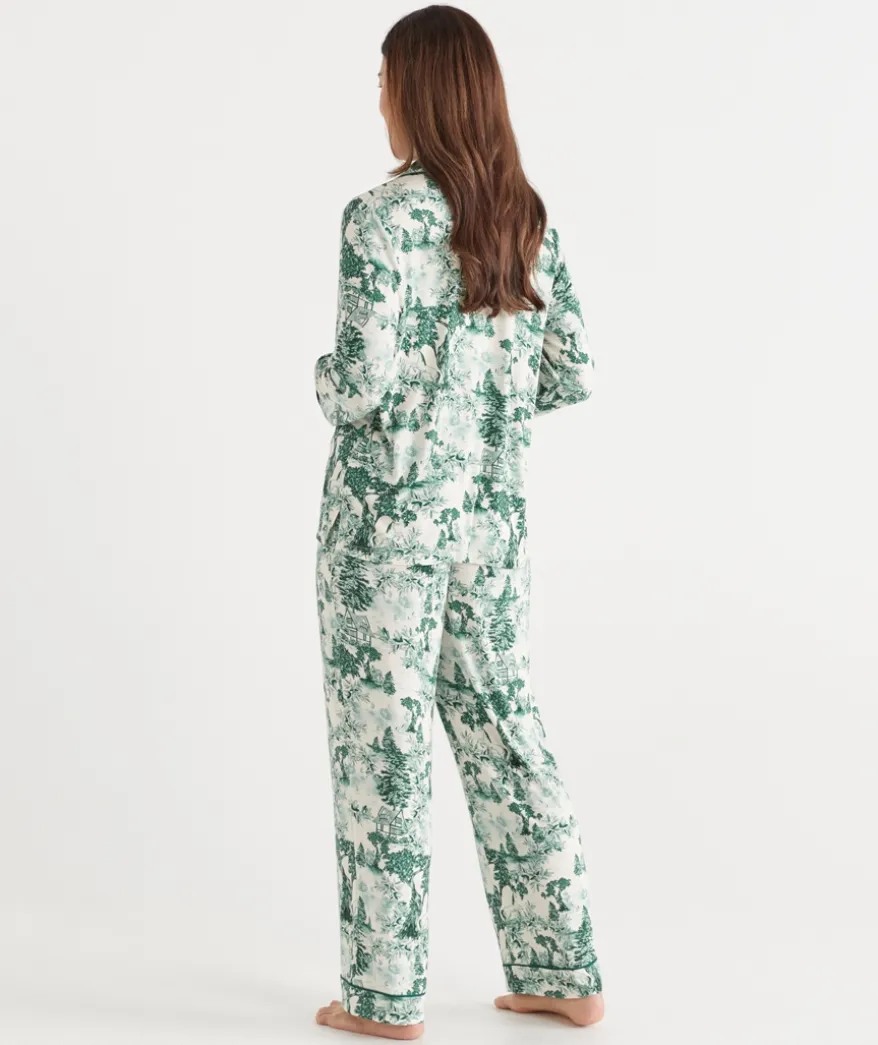 Toile Print Pyjama Set