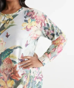 Tropical Paradise Brushed Pyjama Top