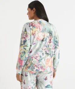 Tropical Paradise Brushed Pyjama Top