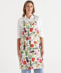 Vegetable Print Apron