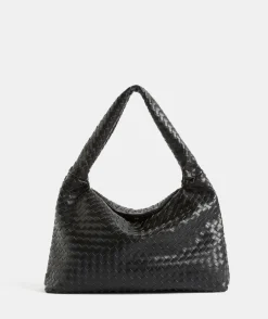 Weave Trapeze Shoulder Bag