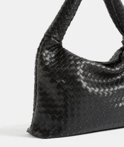 Weave Trapeze Shoulder Bag