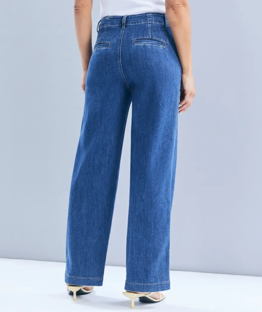 Wide Leg Jean - Dark Wash