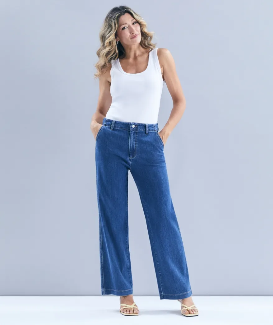 Wide Leg Jean - Dark Wash